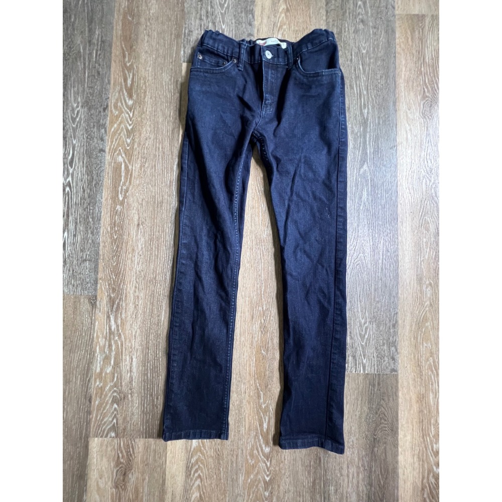 Levis 510 Skinny Jeans Kids Size 12 Dark Blue‎ Indigo Excellent Adjustable Waist
